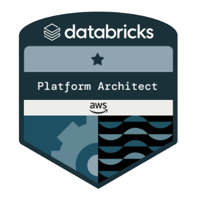Academy Accreditation - AWS Databricks Platform Architect certificate issued to Mohammed Abdur Rahman by Databricks