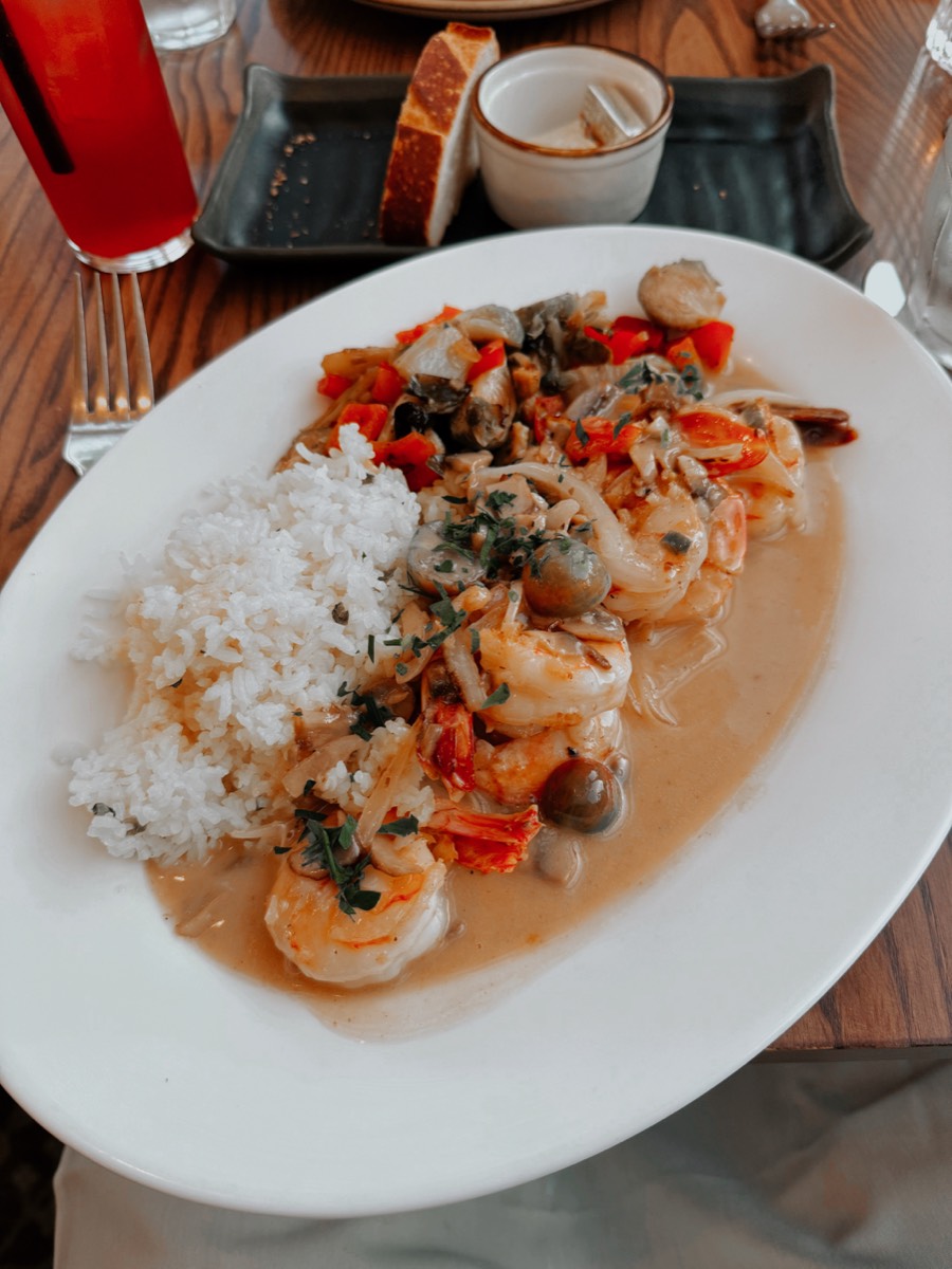 Shrimp and rice